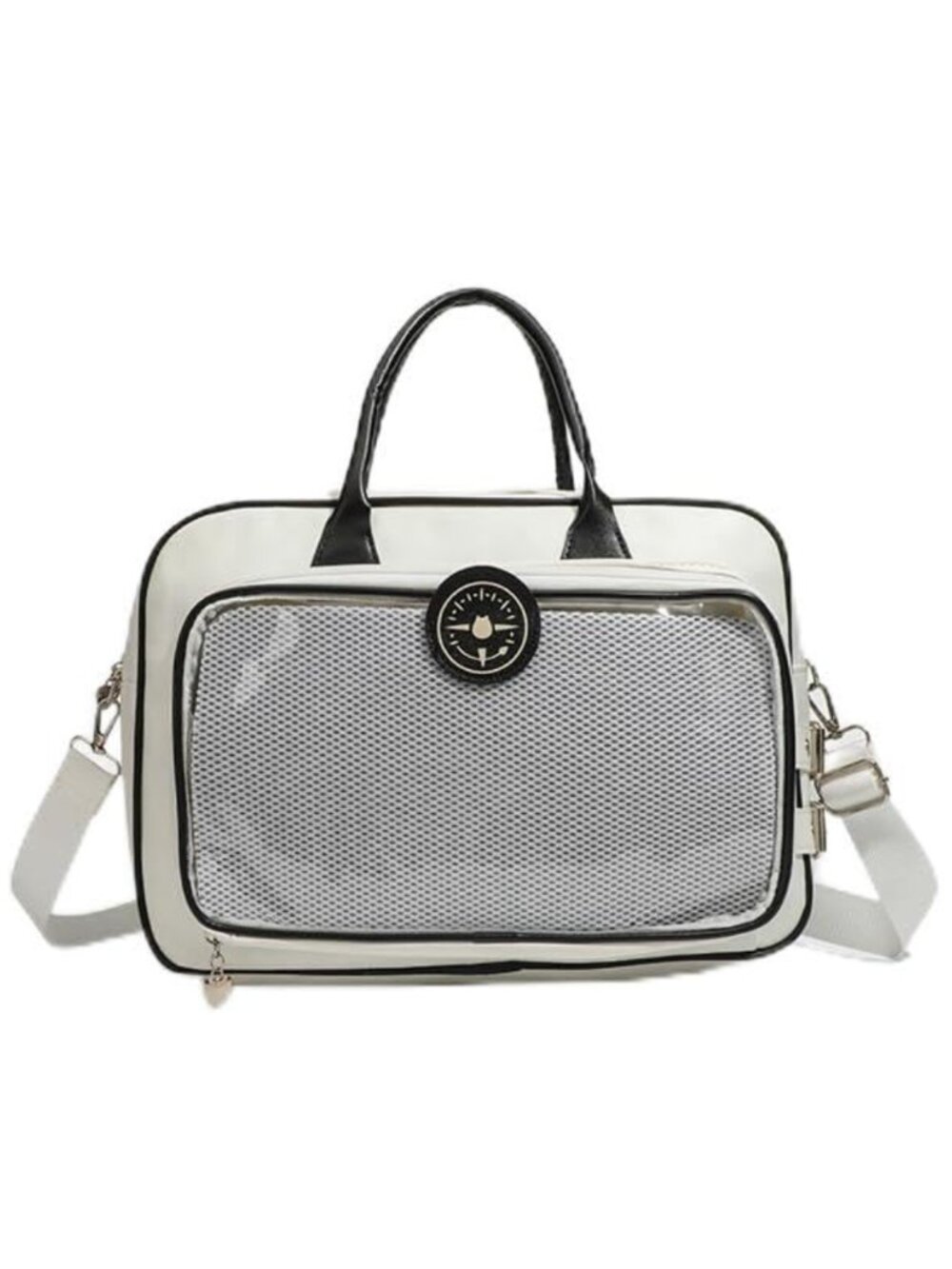 Faux Leather Ita Bag Crossbody Messenger Adjustable Shoulder Display